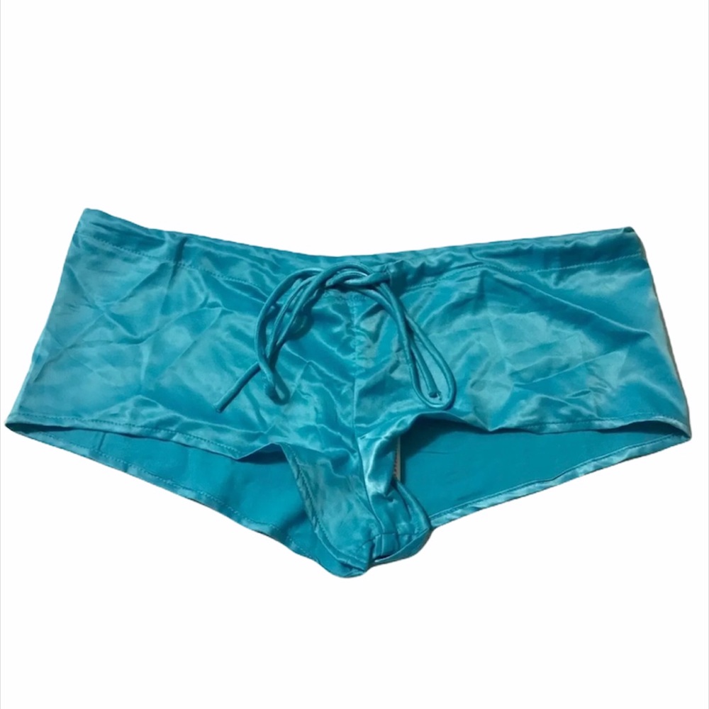NEW! Urban Outfitters Ruby Sky Blue Silky Boy Shorts